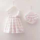 Newborn Baby Girls Clothes Sleeveless Dress