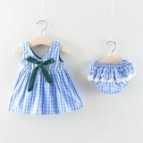 Newborn Baby Girls Clothes Sleeveless Dress