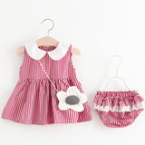 Newborn Baby Girls Clothes Sleeveless Dress