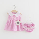 Newborn Baby Girls Clothes Sleeveless Dress