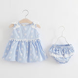 Newborn Baby Girls Clothes Sleeveless Dress