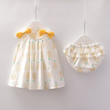 Newborn Baby Girls Clothes Sleeveless Dress