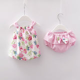 Newborn Baby Girls Clothes Sleeveless Dress