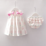 Newborn Baby Girls Clothes Sleeveless Dress