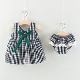 Newborn Baby Girls Clothes Sleeveless Dress
