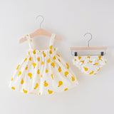 Newborn Baby Girls Clothes Sleeveless Dress