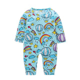 New Newborn Baby Boys Girls Romper Animal Printed Long Sleeve Winter Cotton Clothing