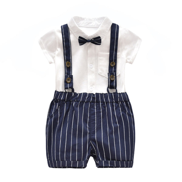 Baby Boy Clothing Setg Gentleman Suit Party Costume For Summer